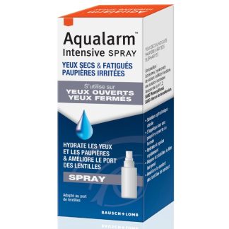 Aqualarm Intensive Spray pour yeux rouges, yeux secs et fatigués