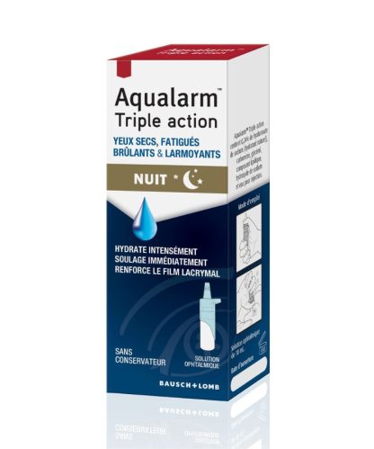 Aqualarm Triple Actions Hydrate Les Yeux Secs et Larmoyants