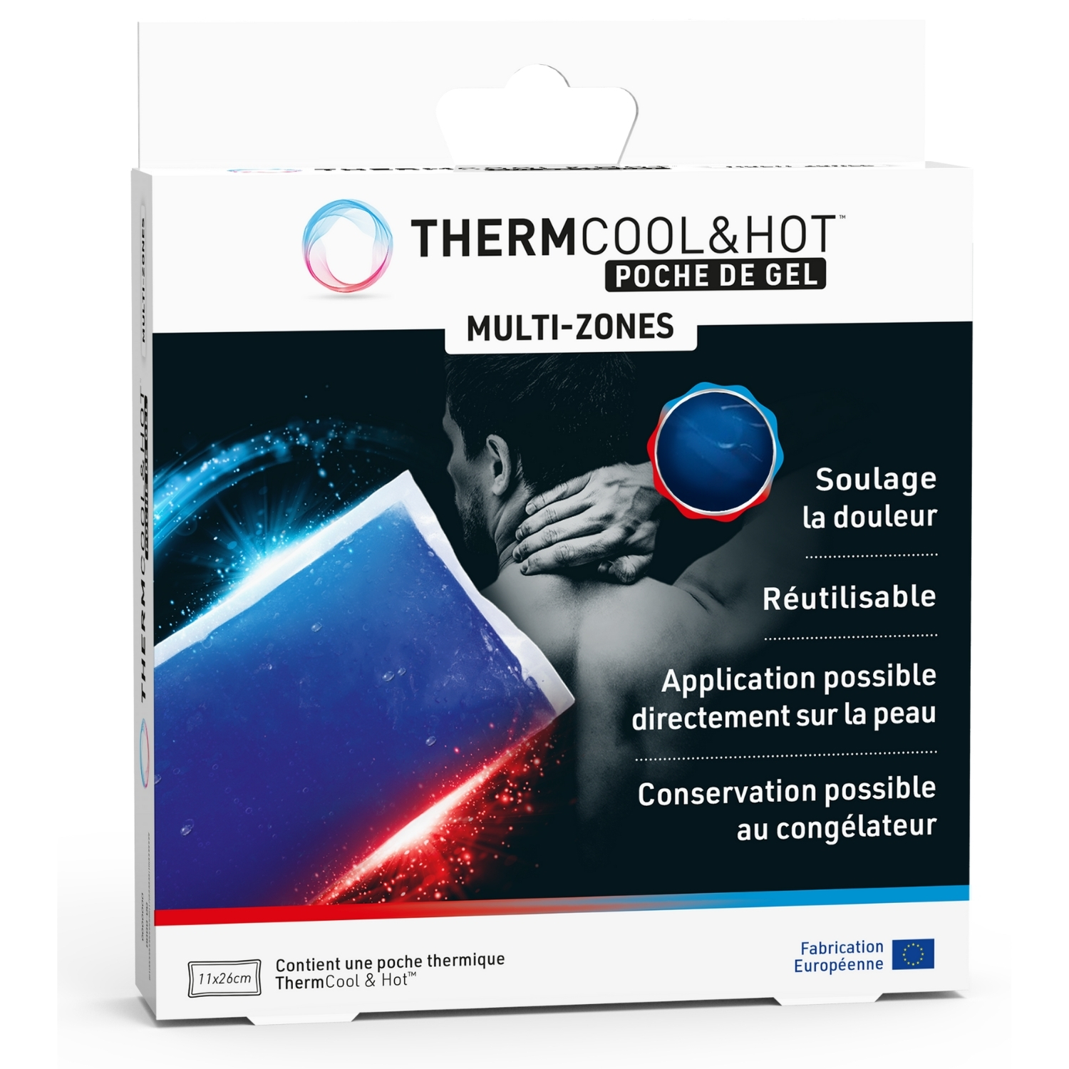 Thermcool & Hot Poche de gel thermique Multi-zones