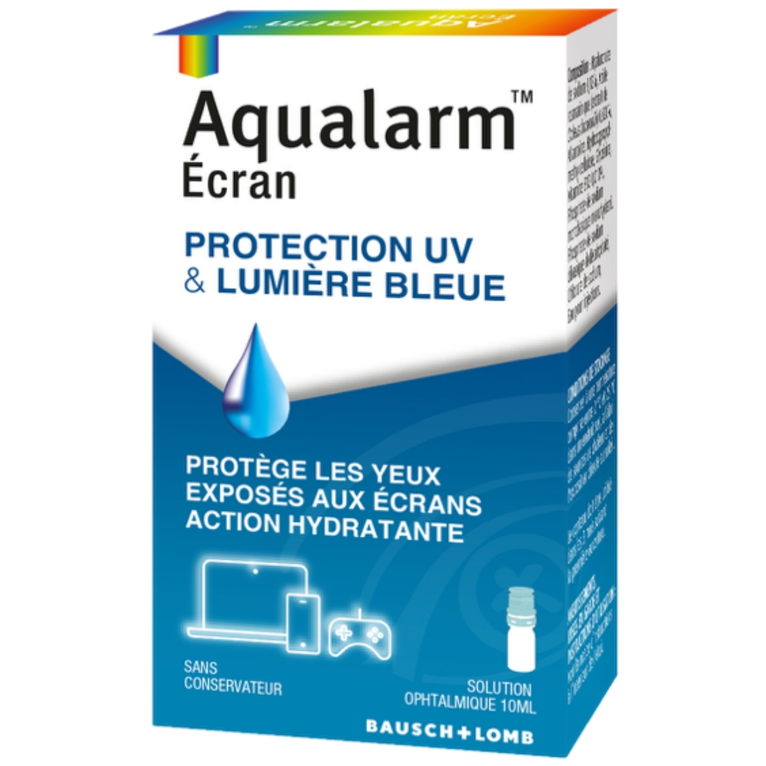 Aqualarm Ecran protection lumiere bleue